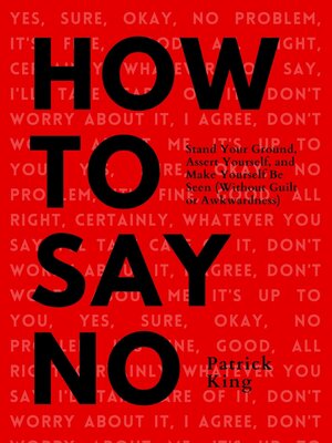 cover image of How to Say No